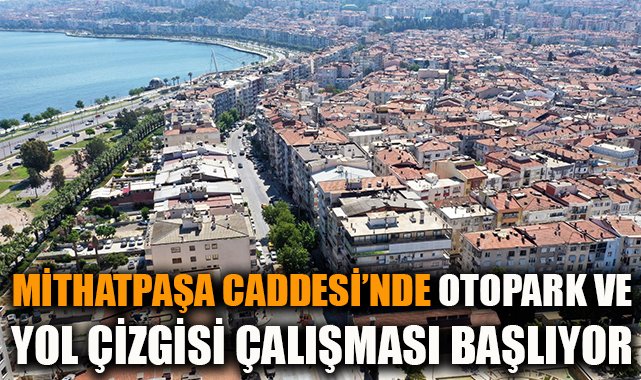 Mithatpaşa Caddesi’nde Yol Çizgisi Çalışmaları Başlıyor!