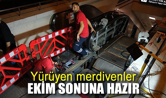 İzmir Metro’da Yürüyen Merdivenler Tekrar Açılıyor!