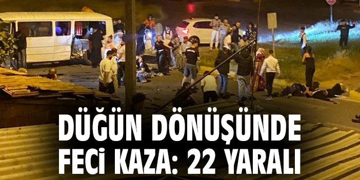 Kepez’de Feci Kaza: 22 Yaralı, Trafik Işığı Yok!
