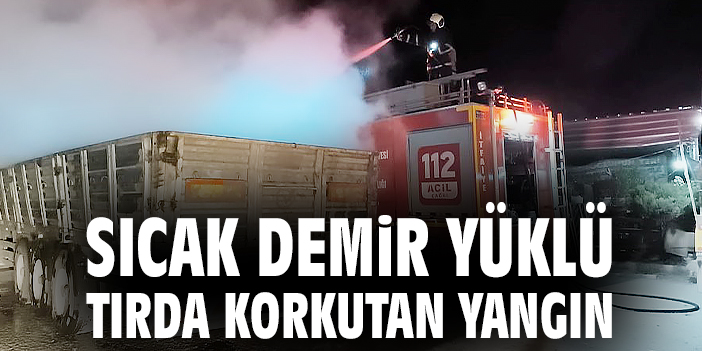 Yeniköy’de Tır Yangını, İtfaiye Hızla Müdahale Etti