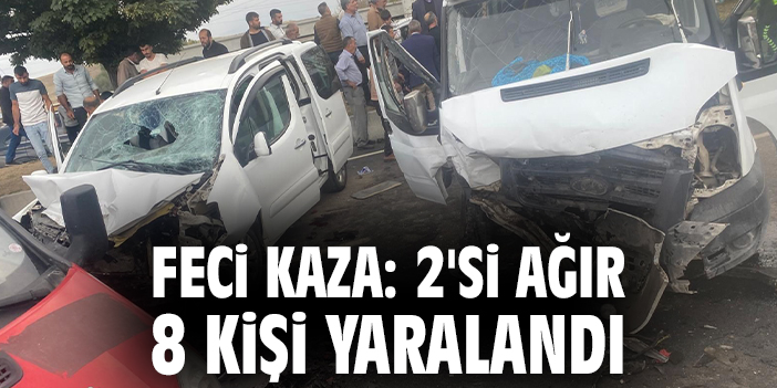 Öğrenci Servisiyle Kaza: 8 Yaralı!
