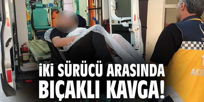Minibüs Sürücüleri Arasındaki Kavga Bıçaklı Çıktı!