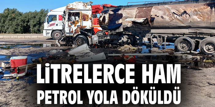 Erzin’de Ham Petrol Yüklü Tanker Yangını!