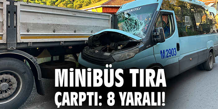 Maltepe’de Minibüs-Tır Çarpışması: 8 Yaralı!