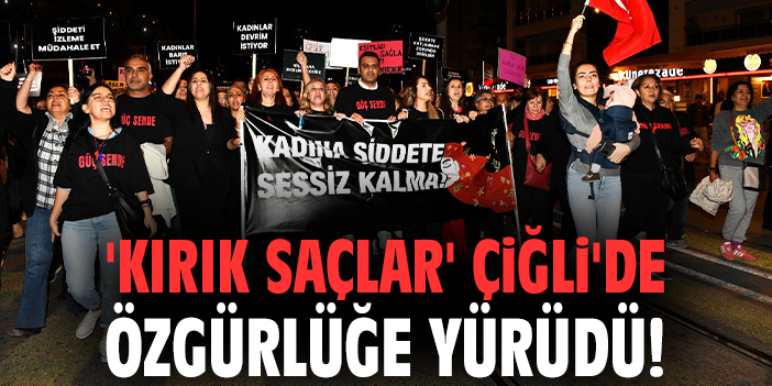 Kadın Cinayetlerine Son: Çiğli’de Özgürlük Yürüyüşü
