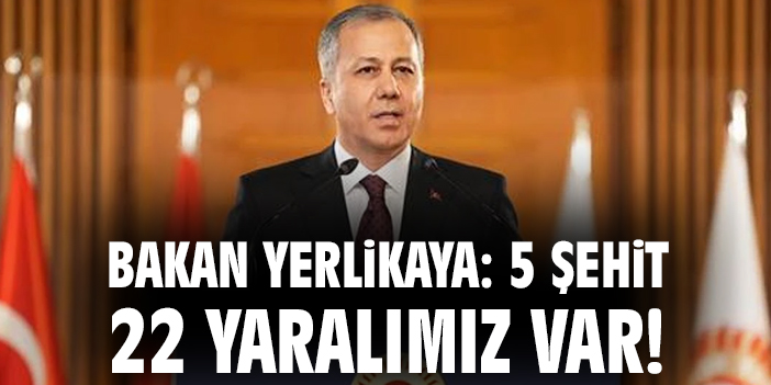 Terör Saldırısında 5 Şehit, PKK İle Bağlantı Belirlendi