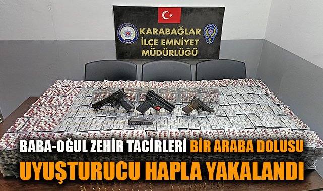 Uyuşturucu ve Silahla Baba-Oğul Gözaltına Alındı