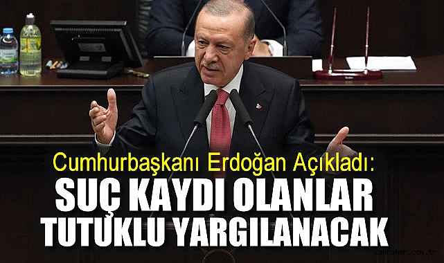 Erdoğan’dan Suçla Mücadelede Yeni Düzenlemeler