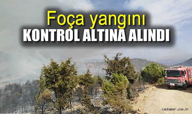 Yeni Foça’daki Yangın 7 Saatte Kontrol Altına Alındı