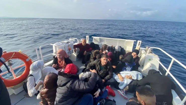 Çeşme’de 35 kaçak göçmen yakalandı, 46 kurtarıldı!