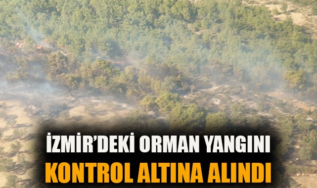 İzmir’de Orman Yangınına Hızlı Müdahale