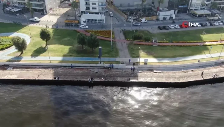 Kordon’a Deniz Taşkınlarına Karşı Beton Bariyer