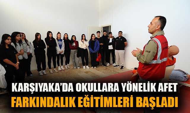 Karşıyaka’da Öğrencilere Afet Eğitimi Başladı!