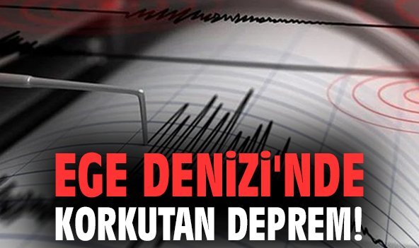 Ege Denizi’nde 5,3 Büyüklüğünde Deprem!