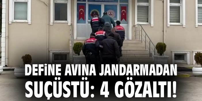 Kaçak Kazı Yapan 4 Şüpheli Suçüstü Yakalandı!