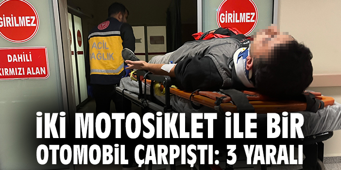 Hastane Kavşağı’nda Motosiklet Kazası!