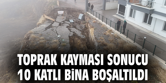 Elmadağ’da Toprak Kayması: Apartman Boşaltıldı!