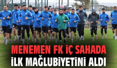 Menemen FK’dan Şampiyonluk Yolunda Kayıp!