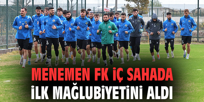 Menemen FK’dan Şampiyonluk Yolunda Kayıp!