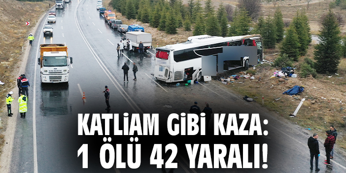 Eskişehir’de Otobüs Kazası: 1 Ölü, 42 Yaralı