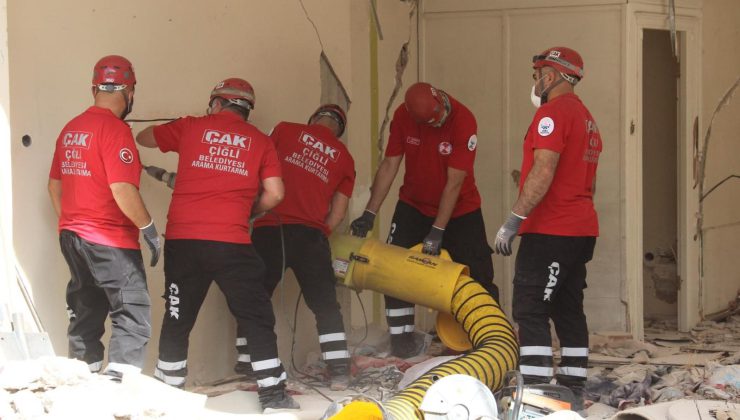 ÇAK Ekibinin tatbikat başarısı