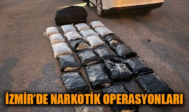 İzmir’de Uyuşturucu Operasyonunda 32 Kilo Ele Geçirildi!