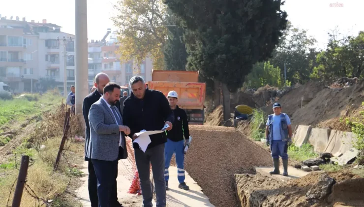 Ödemiş’te Yağmur Suyu Çalışmaları Başladı!