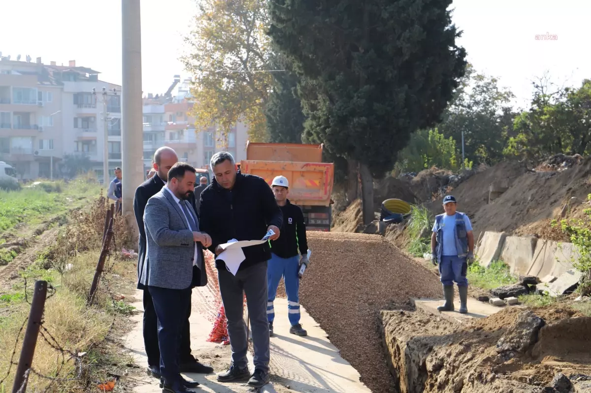 Ödemiş’te Yağmur Suyu Çalışmaları Başladı!