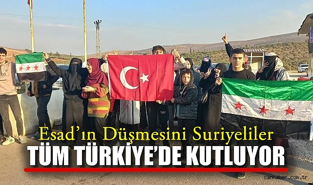 Suriye’de Özgürlük Kutlamaları Türkiye’yi Sardı!