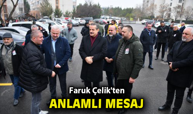 Faruk Çelik, Hatice Ünal’ın Cenazesine Katıldı