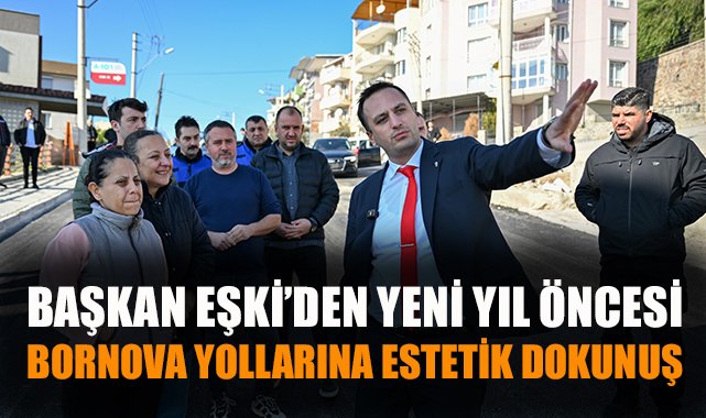 Bornova’da Yenilenen Yol, Estetik ve Konfor Sunuyor