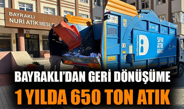 Bayraklı’da Geri Dönüşüm İçin Mobil Merkezler!