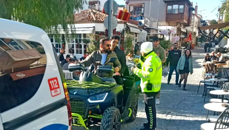 Çeşme’de Motosiklet Denetimlerinde Cezalar Kesildi!