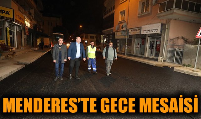 Menderes’te Asfalt Çalışmaları Hızla Devam Ediyor!