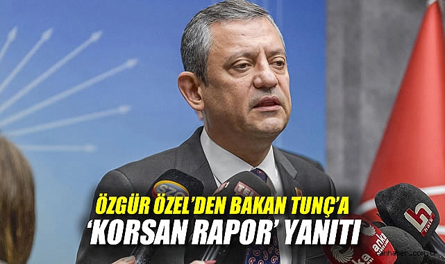 Özgür Özel’den Adalet Bakanı’na Sert Yanıt!