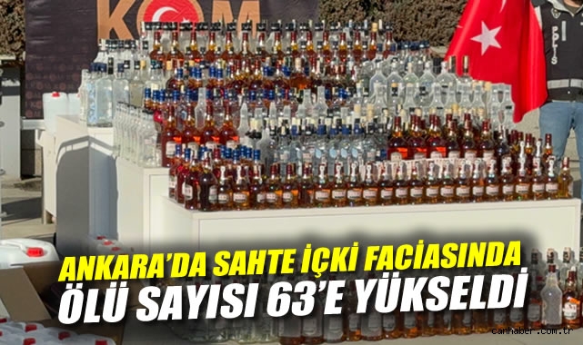 Ankara’da Sahte İçki Ölüm Sayısı 63’e Çıktı!