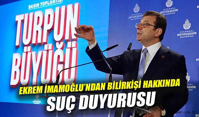 İmamoğlu’ndan Bilirkişi Hakkında Suç Duyurusu!