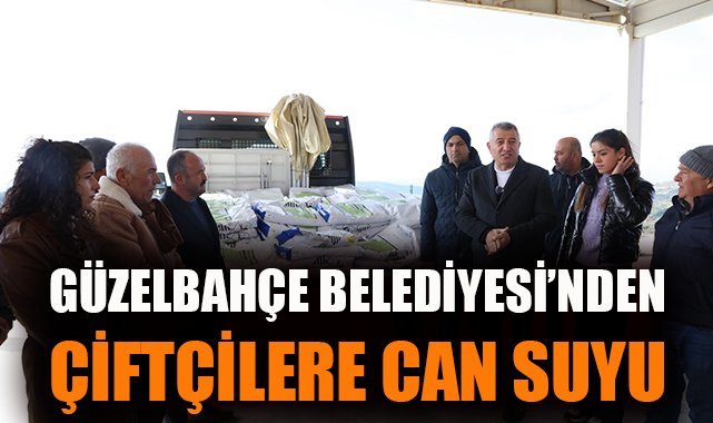 Güzelbahçe Belediyesi’nden Çiftçiye Büyük Destek!
