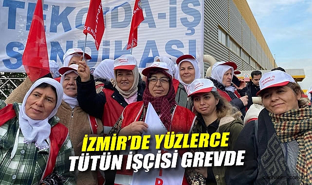 İzmir’de Tütün İşçileri Greve Gitti! Mücadele Başladı!