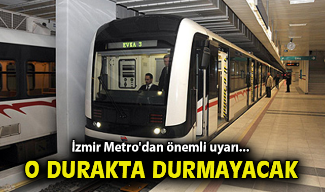 İzmir Metro’dan Balçova Duyurusu: Trenler Durmayacak!