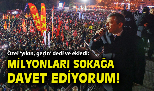 Özgür Özel’den İBB’ye Uyarı: ‘Bariyerleri Yıkın!’