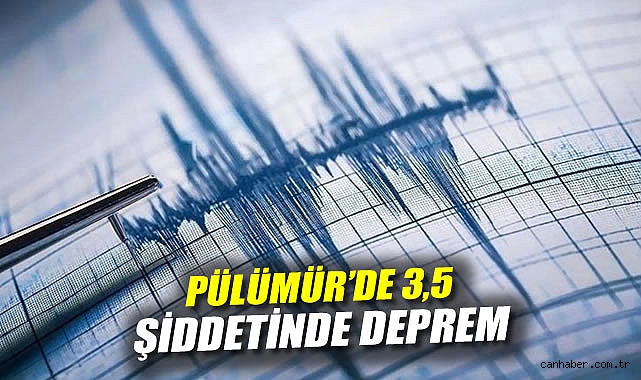 Pülümür’de 3.5 Büyüklüğünde Deprem Meydana Geldi!