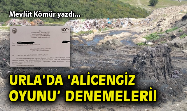 Urla’da Vahşi Depolama İddiaları Büyüyor