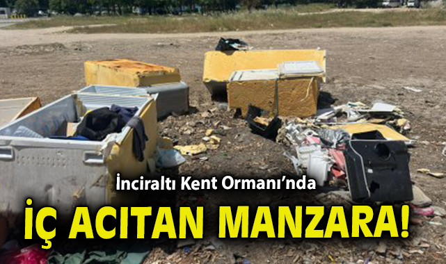 İnciraltı Kent Ormanı’nda Çevre Kirliliği Tepkisi!