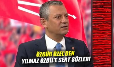Özgür Özel’den Yılmaz Özdil’e Sert Tepki!
