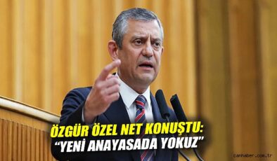 Özgür Özel: Çözüm için toplumsal mutabakat şart!