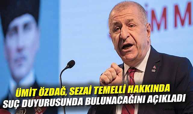 Ümit Özdağ, Sezai Temelli’ye Suç Duyurusunda Bulunacak