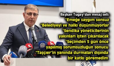 İzmir’de Sendika İhtilafı: Başkan Tugay Açıklamalarda Bulundu