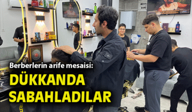 Bayram Tıraşı İçin Berberlerde Yoğunluk Zirveye Ulaştı