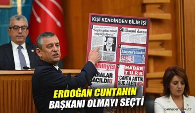Özgür Özel: Erdoğan Cunta Başkanı Olmayı Seçti!